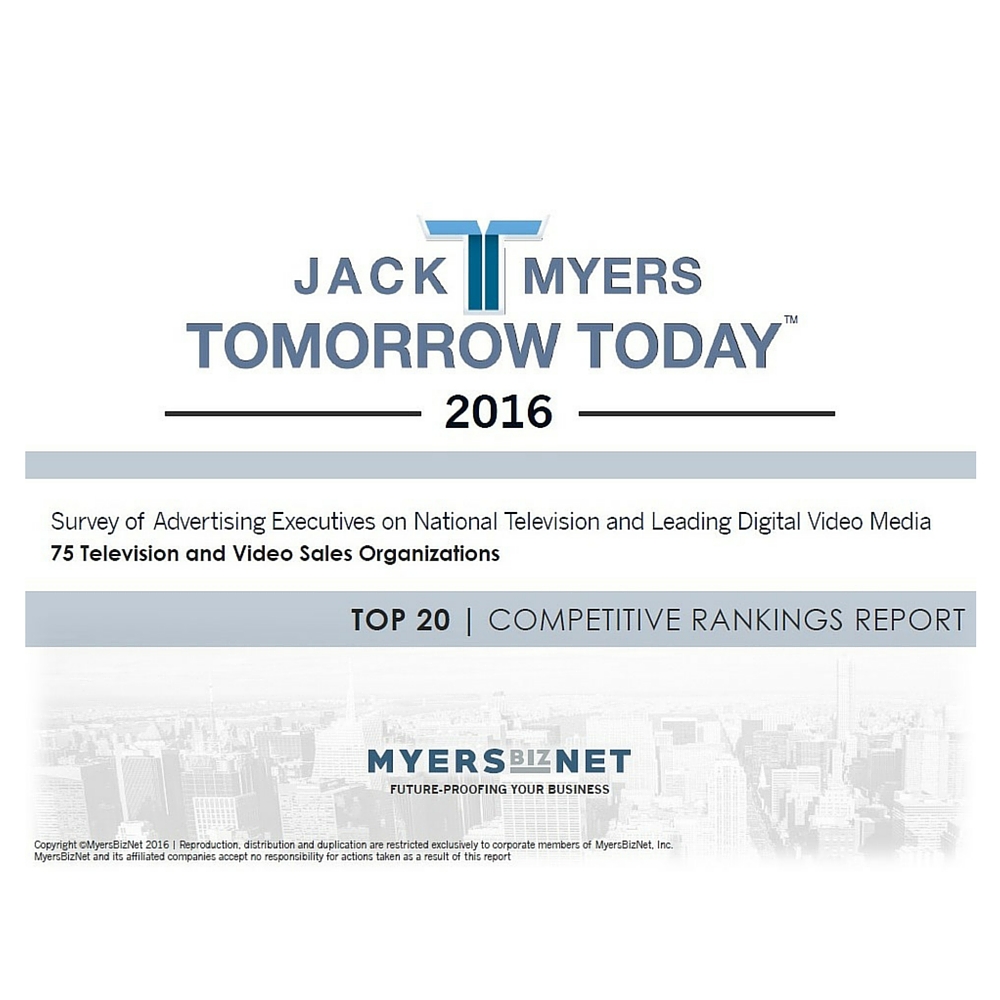 Cover image for  article: 2016 Survey of Advertising Executives on National Television and Leading Digital Video Media
