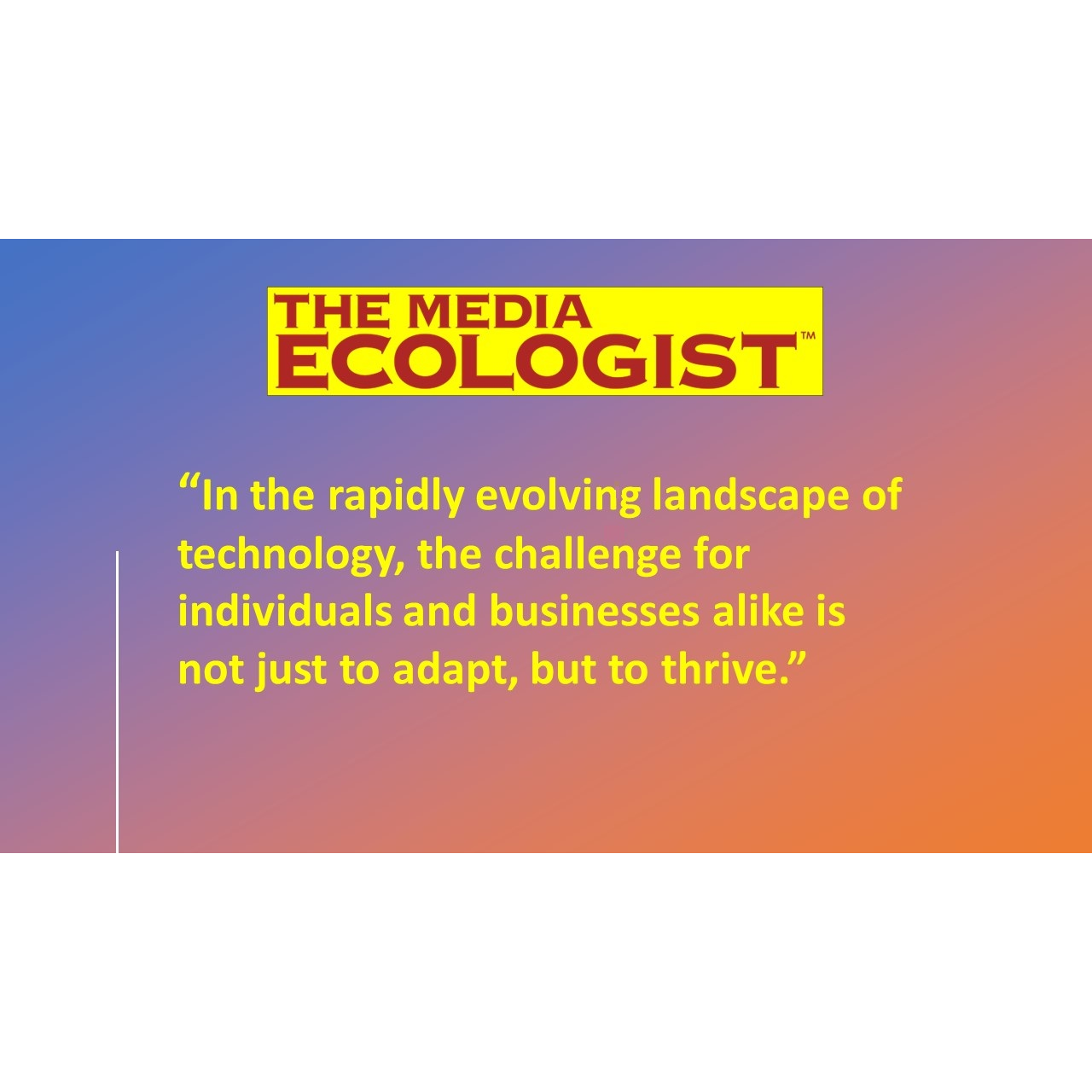 Cover image for article: Thriving at Work by Harmonizing Technology and Creative Ingenuity