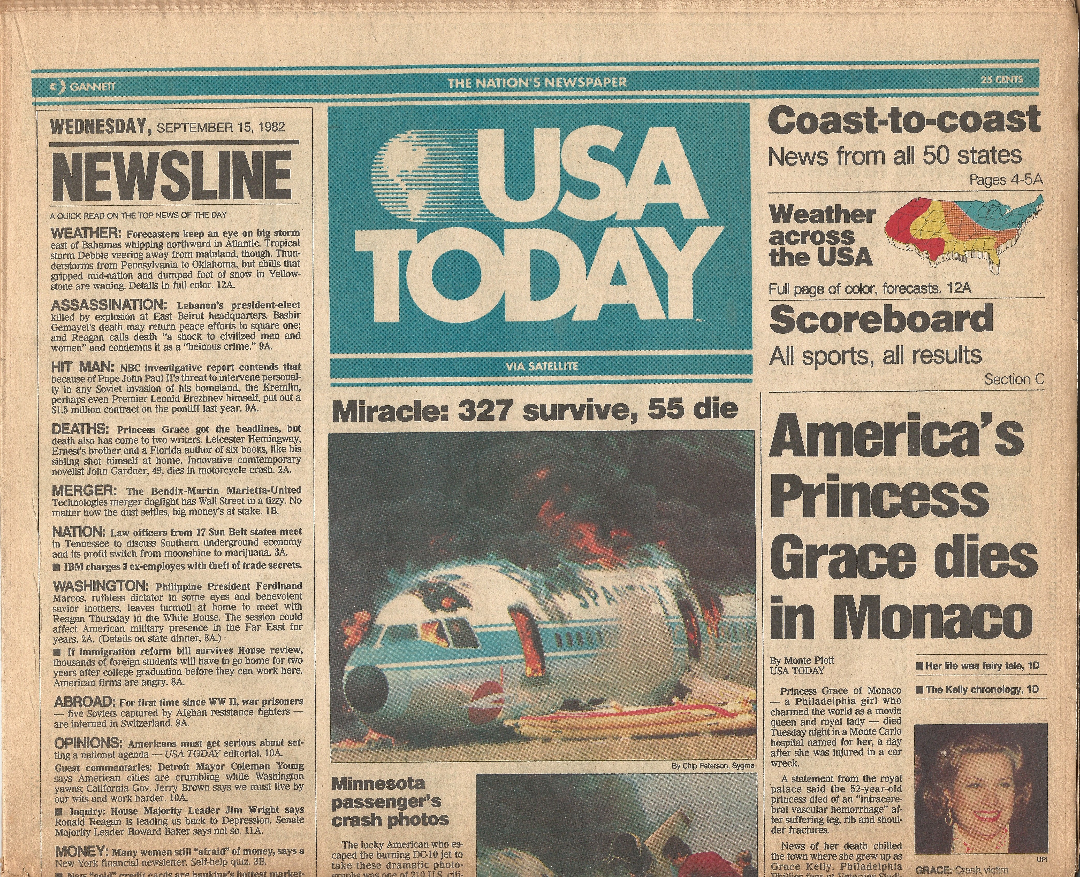Cover image for  article: HISTORY's Moments in Media: 38 Years of USA Today: What's Next for History's Most Successful National Newspaper?