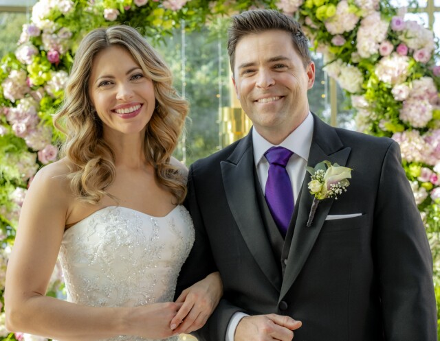 Pascale Hutton and Kavan Smith, the stars of The Perfect Bride, are reuniti...