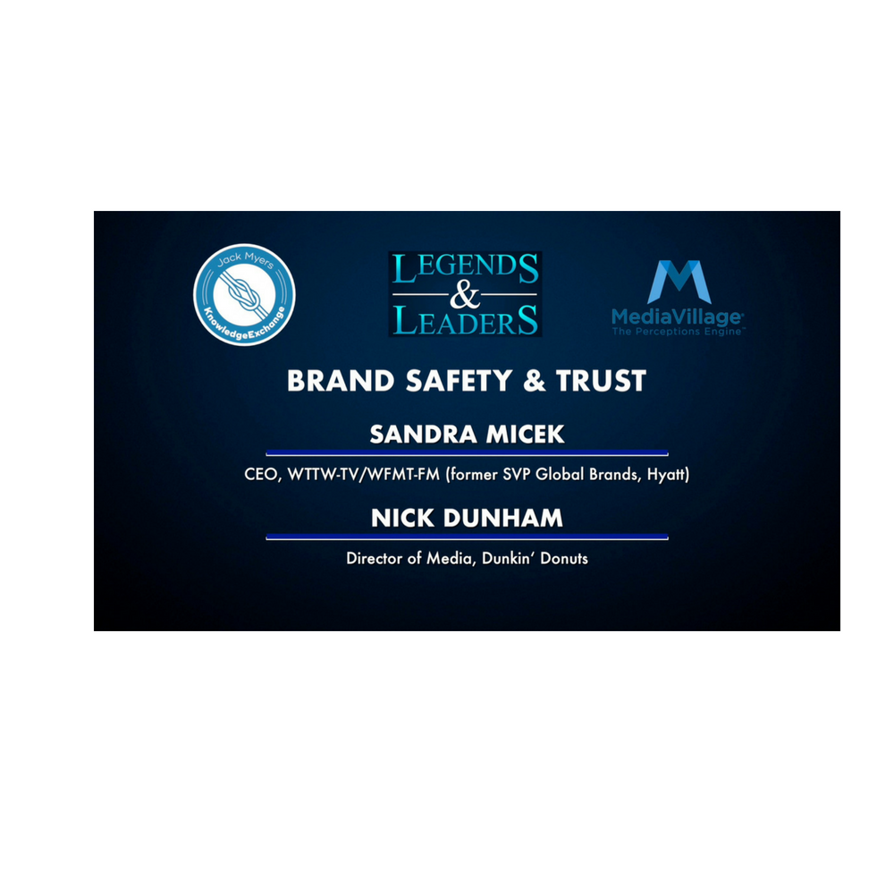 Cover image for  article: Video: Brand Safety and Trust with Sandra Micek and Nick Dunham