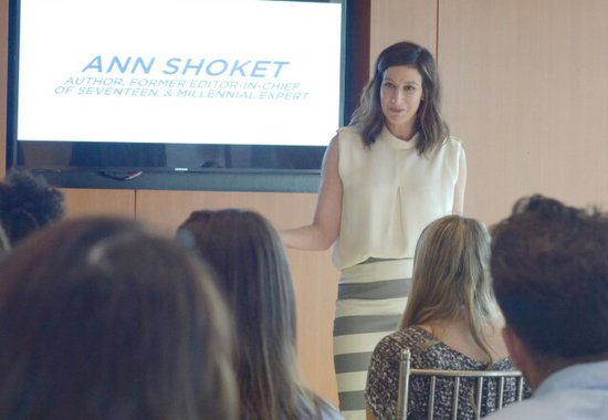Author Ann Shoket at MediaVillage's 3rd Annual 1stFive Summer Intern Experience, Powered by Turner