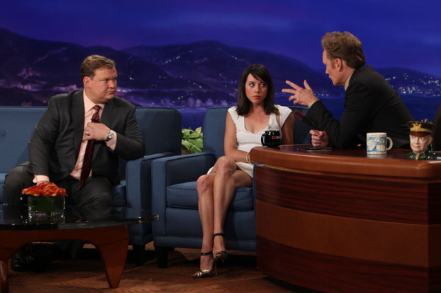 Cover image for article: Top Moments: Aubrey Plaza Teaches Conan Self-Love, and Devious Maids Gets a Leg Up