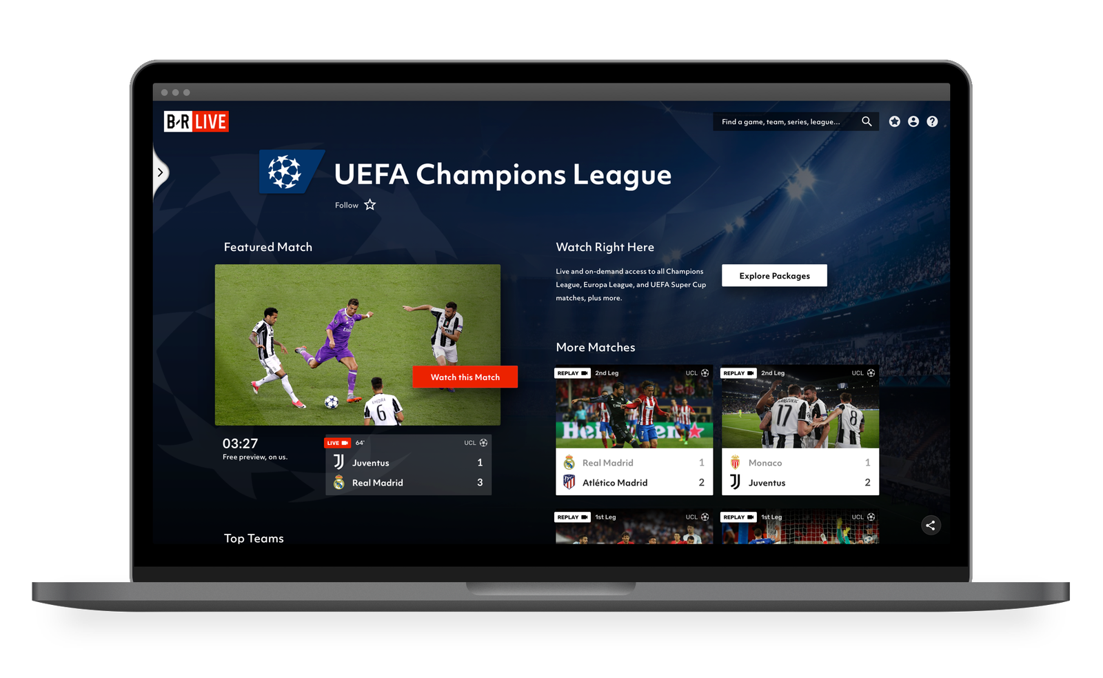 Cover image for  article: Launch of B/R Live Streaming Service Broadens Turner Sports' Ad Arsenal