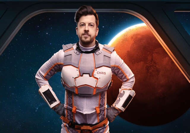 Cover image for article: Christopher Mintz-Plasse on His Extraction from Fox's "Stars on Mars"
