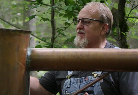 Merry Moonshine from Digger and His Fellow Distillers on Discovery's "Moonshiners"