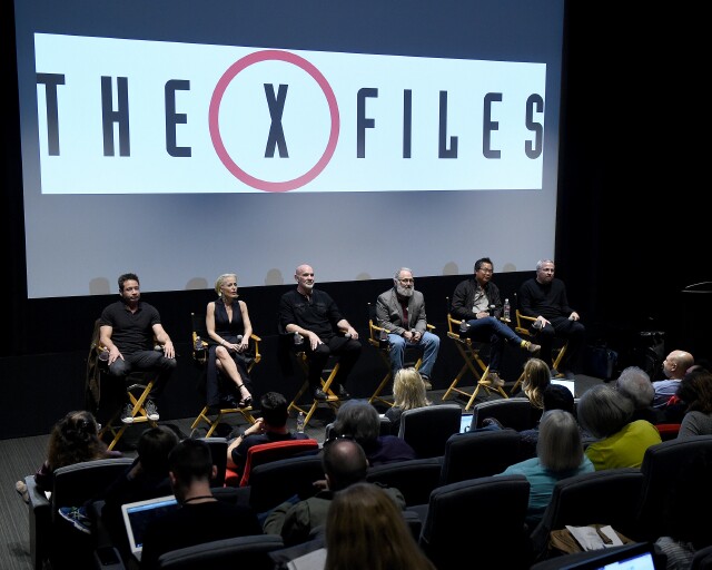 Cover image for  article: TCA: Gillian Anderson Bids a Fond Farewell to "The X-Files"