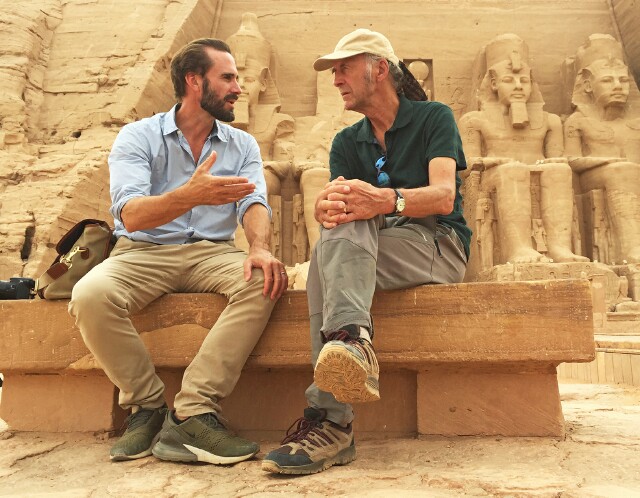 Cover image for  article: Joseph Fiennes Makes Daring Adventure a Family Affair in Nat Geo’s “Egypt"