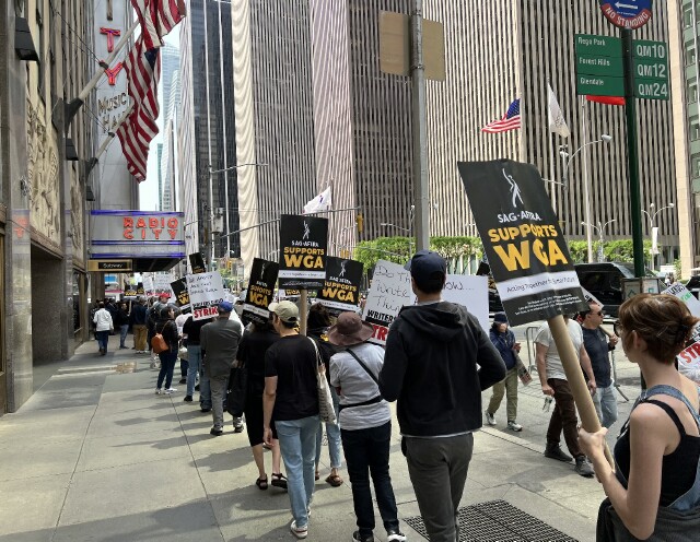 Cover image for article: WGA Strike Forecast; Generative AI Disrupts Cannes Plans