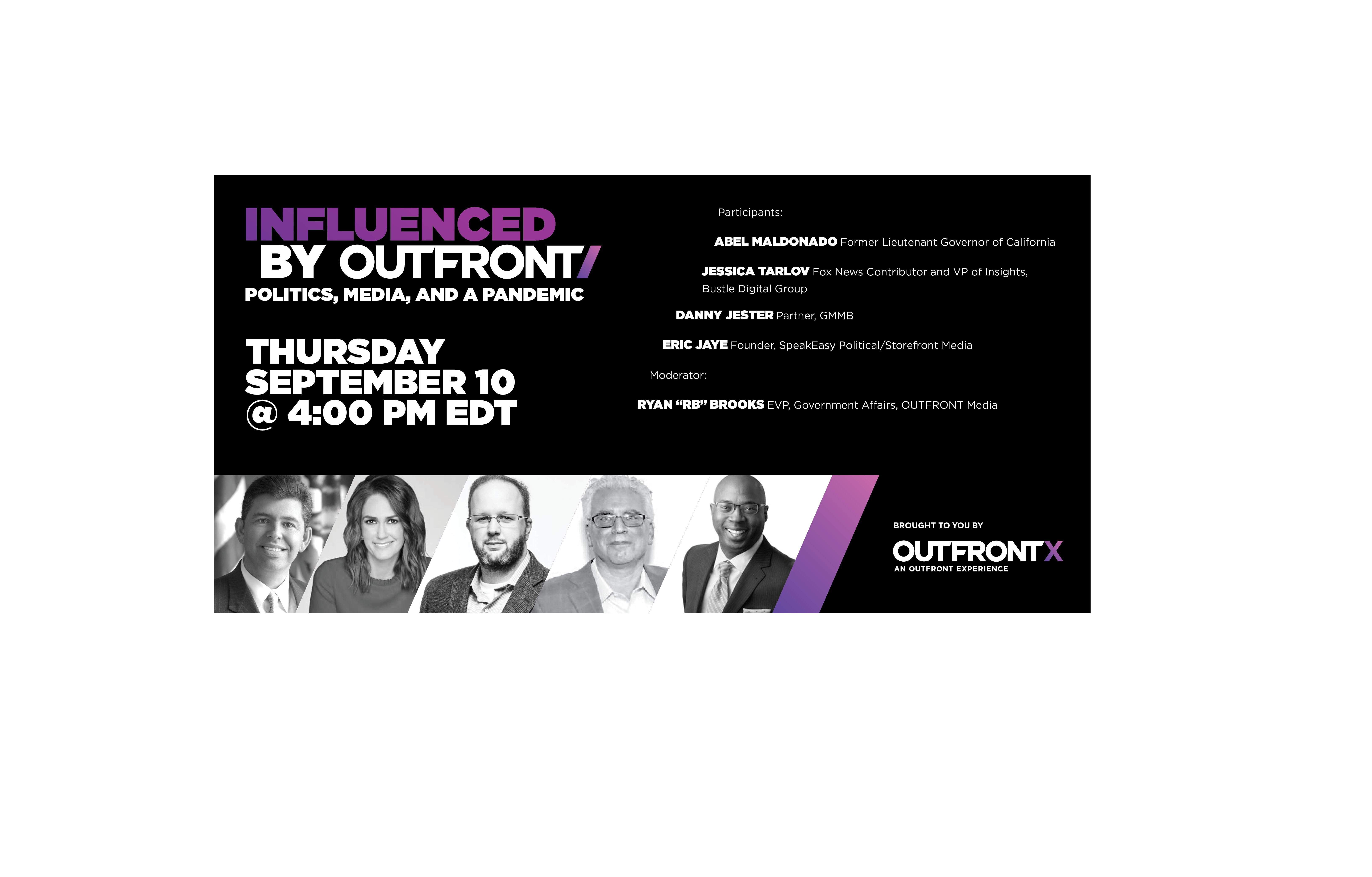 Cover image for  article: Influenced by OUTFRONT - Politics, Media, and a Pandemic-Watch Below