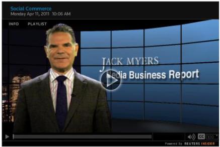 Cover image for  article: Watch It Now: Jack Myers Comments on Social Commerce