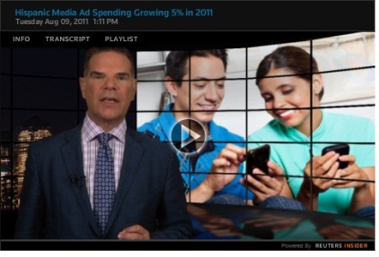 Cover image for  article: Jack Myers Video Report: Hispanic Media Ad Spending Grows 5.0% in 2011