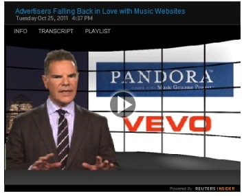 Cover image for  article: Vevo & Pandora Top Annual Myers Survey