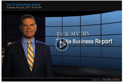Cover image for  article: Jack Myers Video Commentary on National TV Values
