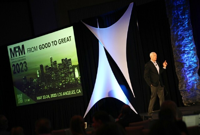 Cover image for  article: Jim Collins Learned What Makes Great Companies Tick -- and Shared It at MFM's Annual Conference