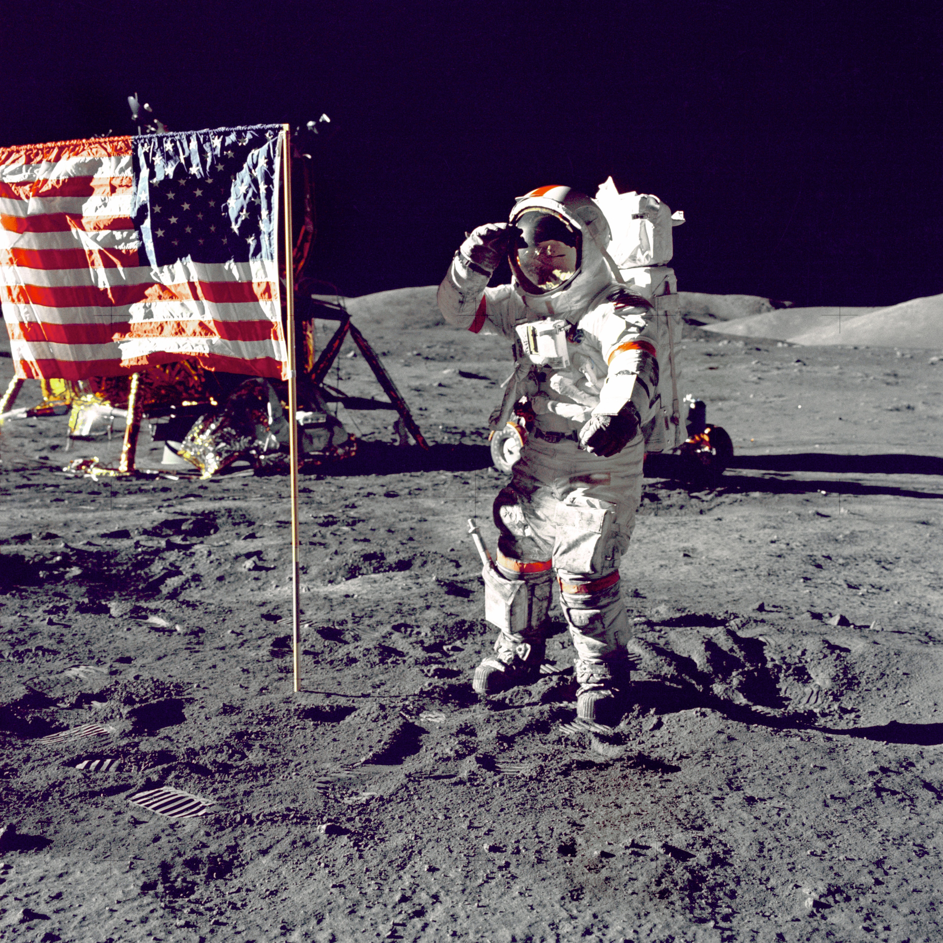 Cover image for  article: HISTORY’S Moment in Media: Neil Armstrong, Buzz Aldrin Walk on the Moon