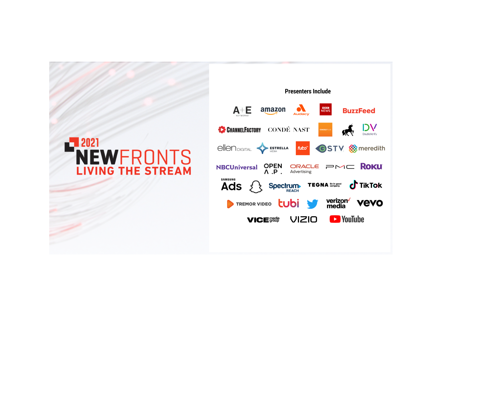 Cover image for article: NewFronts Day Three: Snapchat, Twitter, Vice Media Group, BuzzFeed, Estrella and More