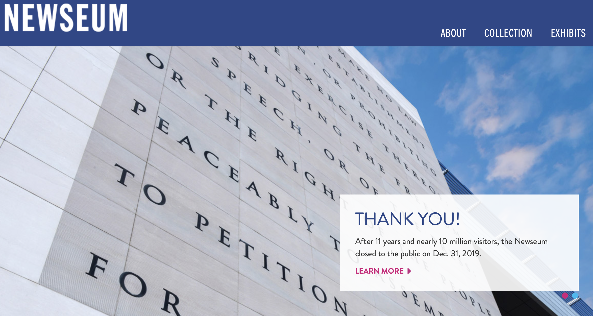 Cover image for  article: Shuttering the Newseum: It's Time for Big Media to Step Up