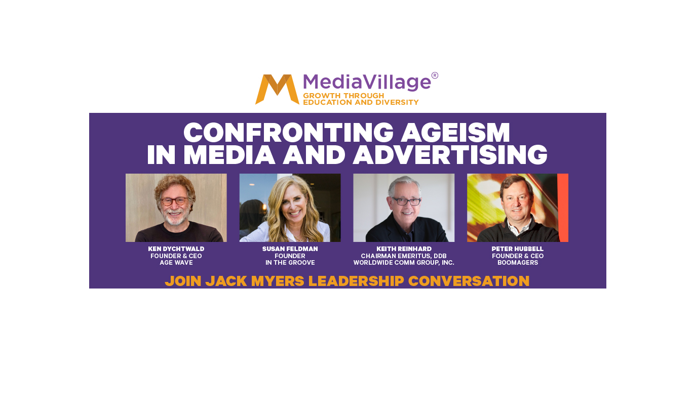 Cover image for  article: Ken Dychtwald and Keith Reinhard on Creating a Cultural Sea-Change to Combat Ageism