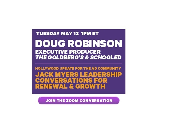 Cover image for article: "The Goldbergs" Exec. Producer Doug Robinson Zoom Conversation.Live