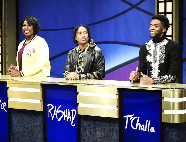 Cover image for  article: "Black Panther" Bonus: "Saturday Night Live" Brings T'Challa to "Black Jeopardy"