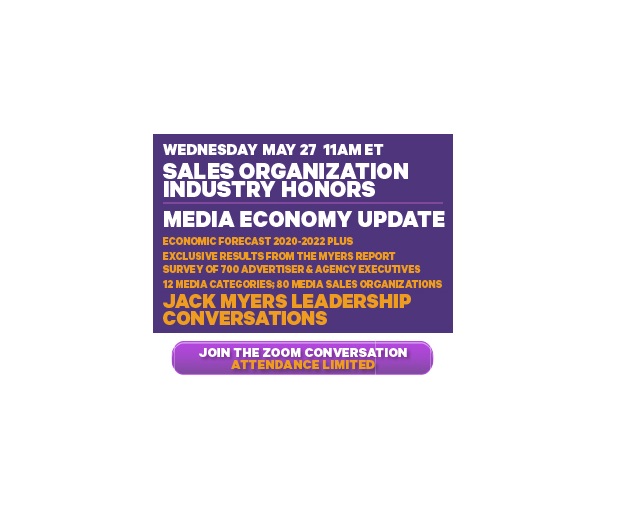 Cover image for  article: Register Now: Sales Organization Industry Honors - Media Economy Update Zoom Conversation 11AM Today