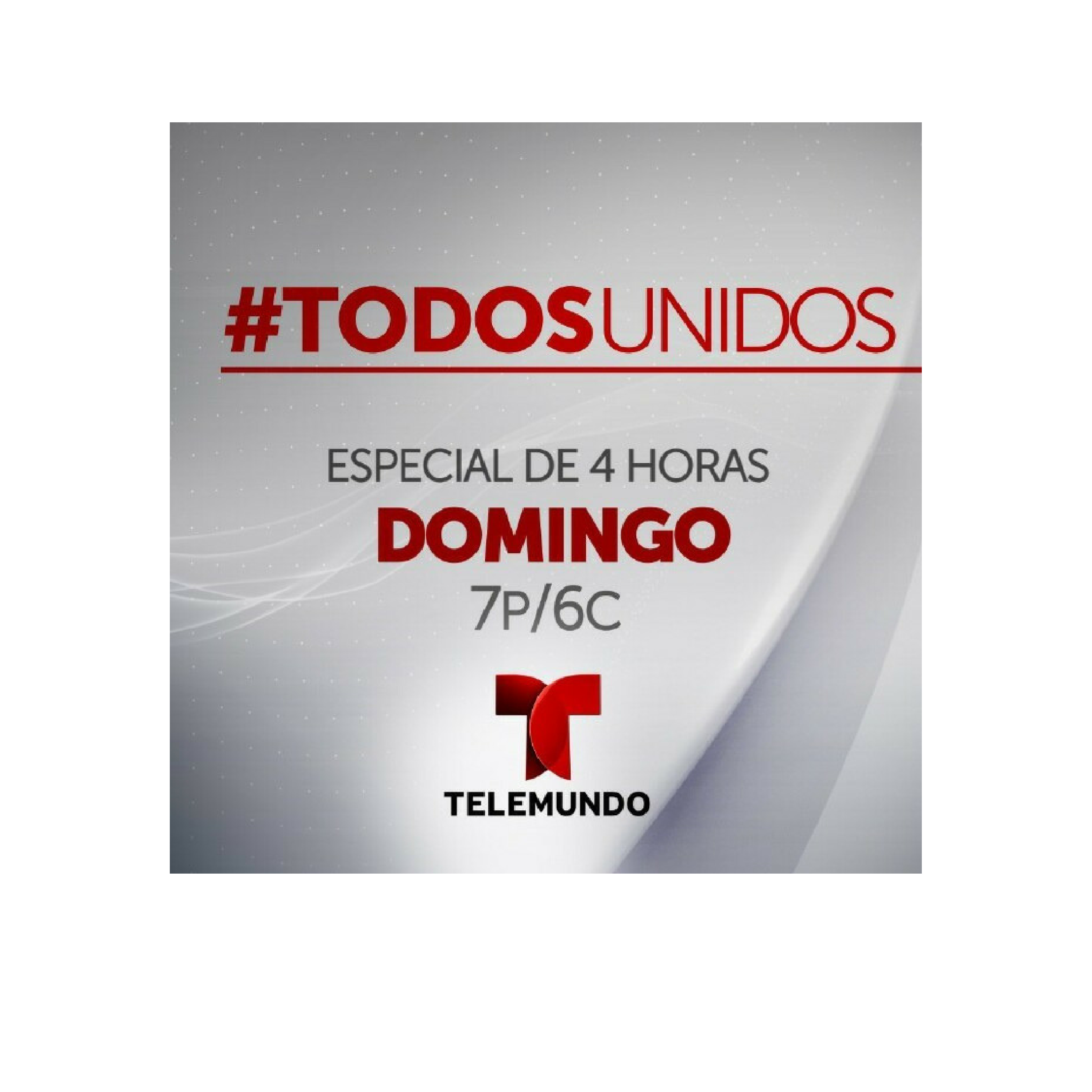 Cover image for  article: Sunday on Telemundo:  A Telethon for Victims of Natural Disasters in Mexico, Puerto Rico, Texas and Florida