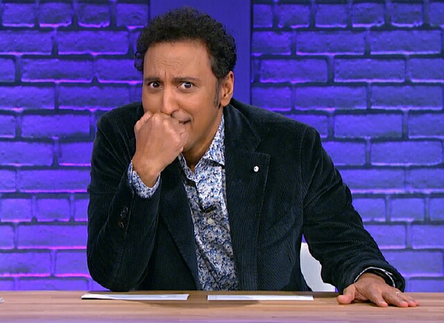 Cover image for  article: Aasif Mandvi Returns To Comedy Hosting The CW's "Would I Lie To You?"