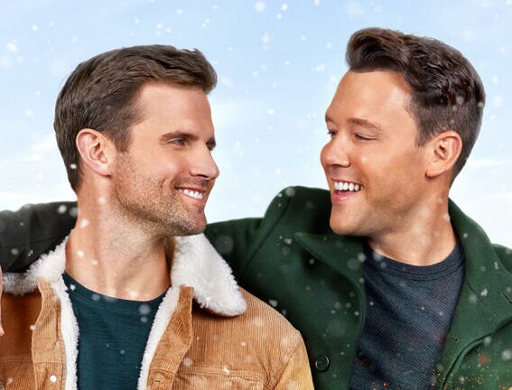 Cover image for  article: Real Life Couple Kyle Dean Massey and Taylor Frey on the Importance of Lifetime's "A Christmas to Treasure"