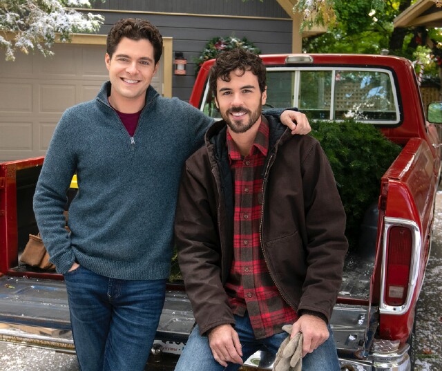 Cover image for  article: Ben Lewis and Blake Lee Make History In "The Christmas Setup," Lifetime's First LGBTQ+ Rom-Com