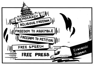 Cover image for  article: The Campaign for a Sustainable Free Press