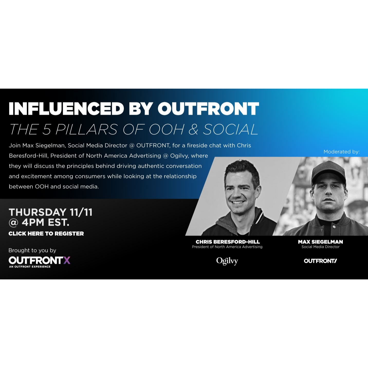 Cover image for  article: Influenced by OUTFRONT: The Five Pillars of OOH and Social