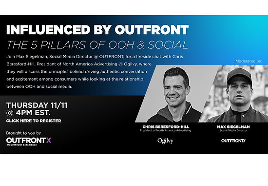 Influenced by OUTFRONT: The Five Pillars of OOH and Social