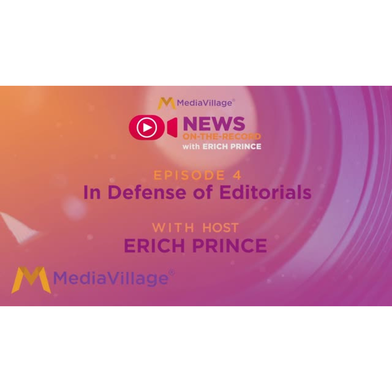Cover image for  article: In Defense of Editorials (PODCAST)