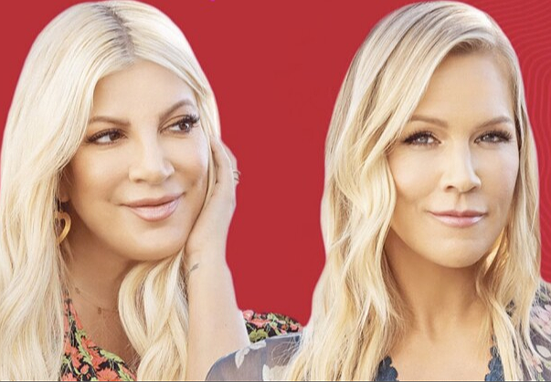 Tori Spelling and Jennie Garth Stroll Down Memory Lane with Their iHeartPodcast "9021OMG"