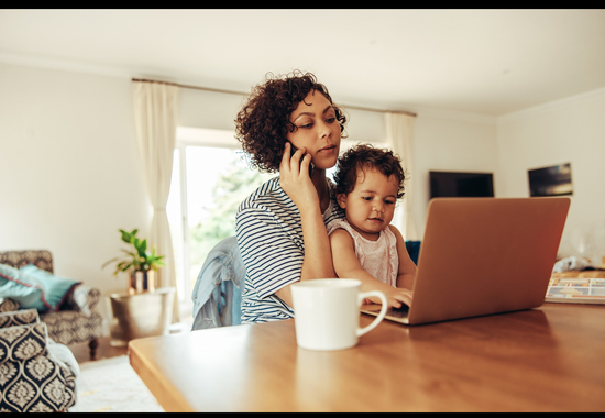 To Avoid the "Mommy Track," Speak Up in Hybrid Work Environments