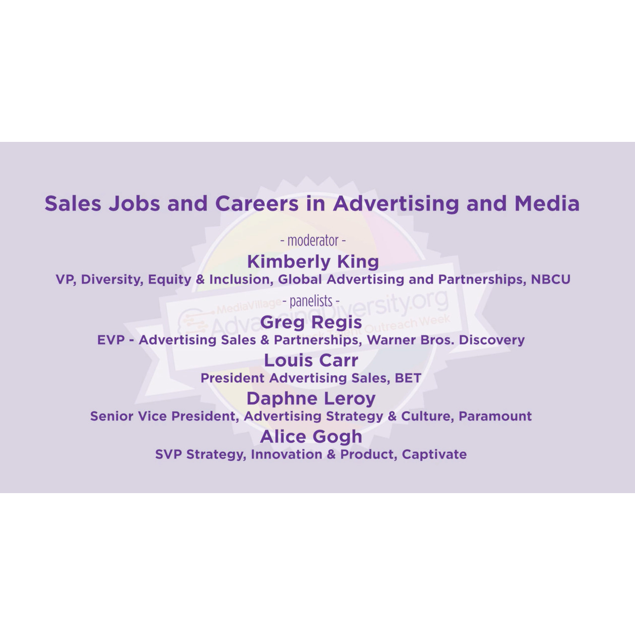 Cover image for  article: Advancing Diversity Week: Sales Jobs and Careers in Advertising and Media -- Watch on Demand