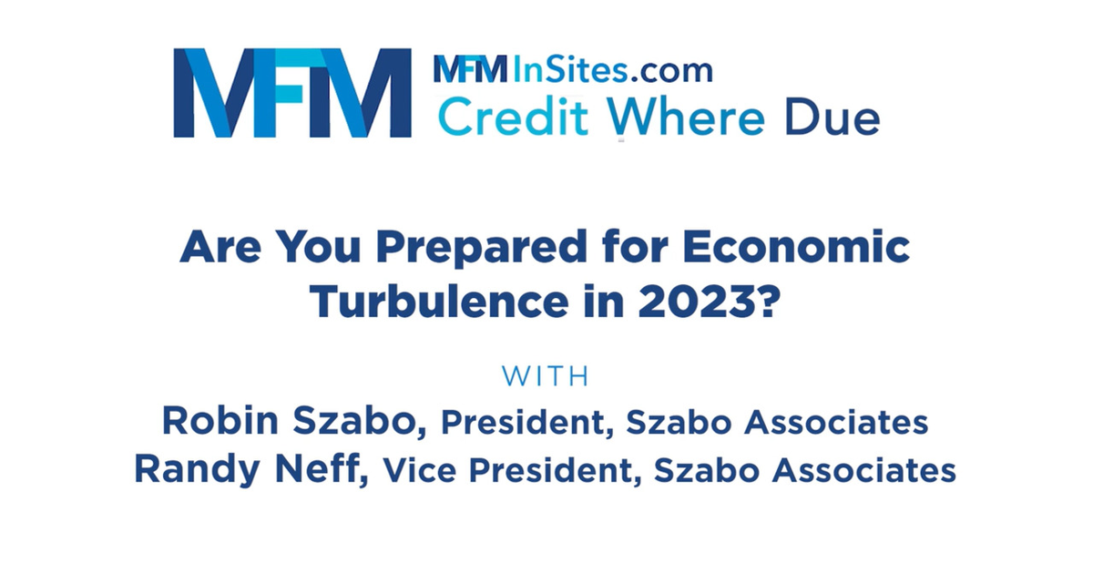 MFM's "Credit Where Due" Are You Prepared for Economic Turbulence in
