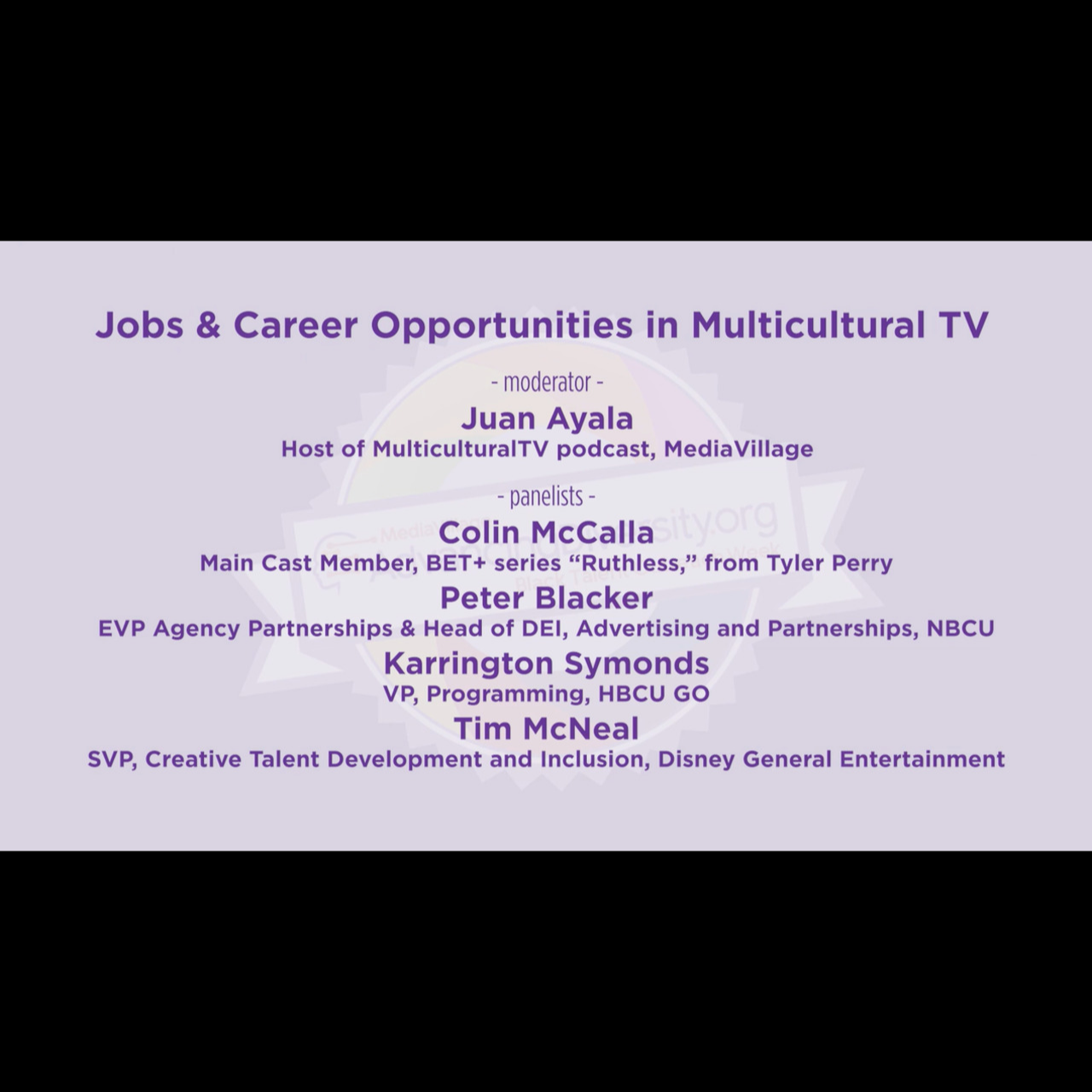 Cover image for  article: Advancing Diversity Week: Opportunities in Multicultural TV (Video)