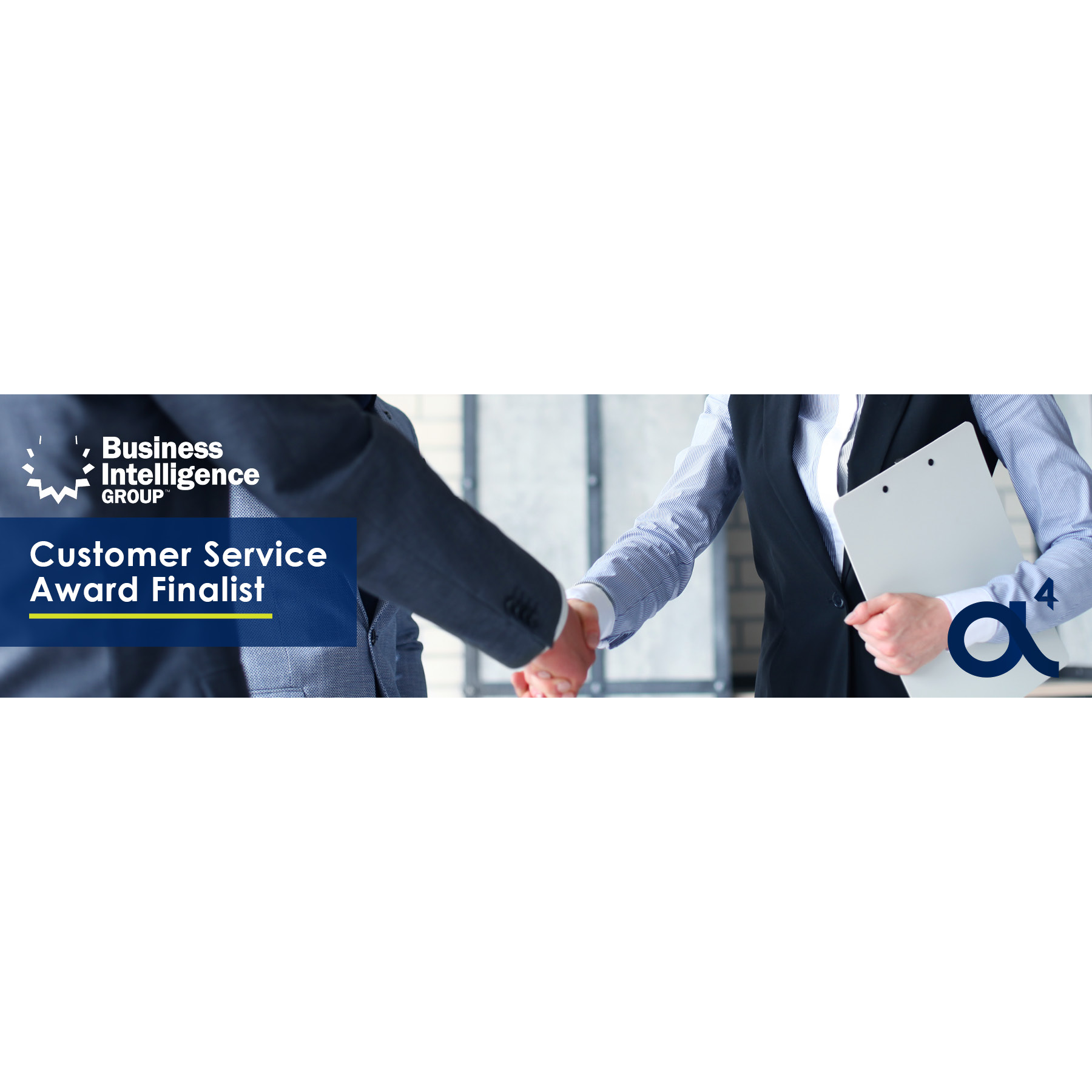 Cover image for  article: a4 Advertising was Recognized as a Finalist at the 2023 Excellence in Customer Service Awards by Business Intelligence Group