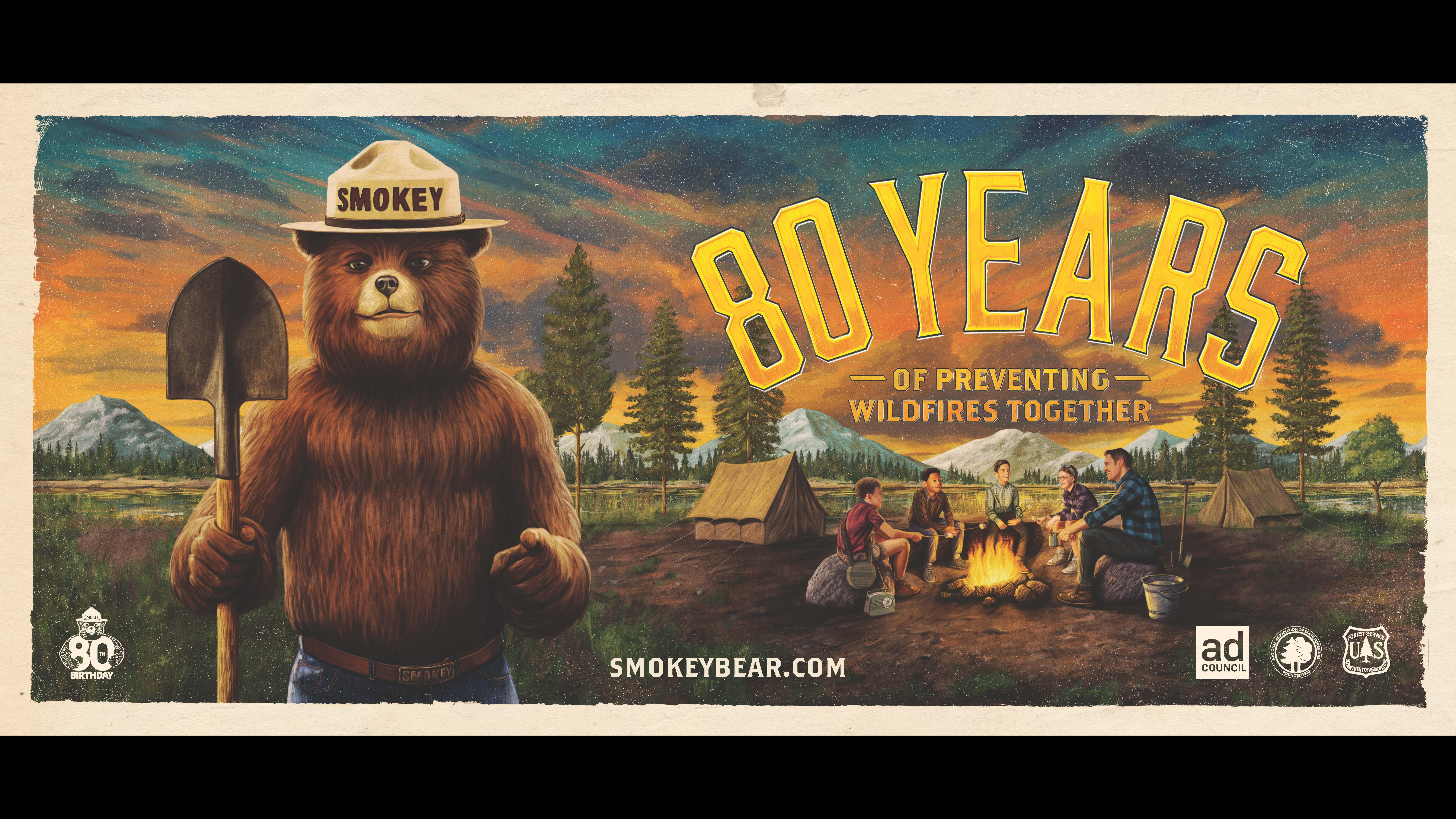 Cover image for  article: Smokey Bear Celebrates 80th Birthday with New PSA Honoring His Legacy of Wildfire Prevention
