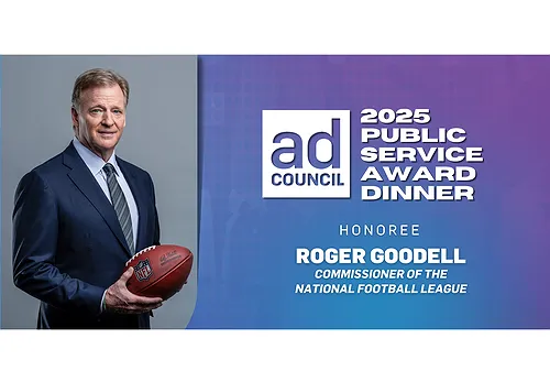 NFL Commissioner Roger Goodell to be Honored at the Ad Council’s 71st Annual Public Service Award Dinner