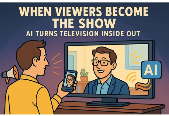 When Viewers Become the Show: AI-TV Turns Television Inside Out