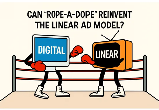 Can Muhammad Ali’s Rope-a-Dope Reinvent the Linear TV Ad Model?