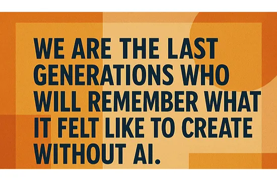 Being the Last Pre-AI Generation