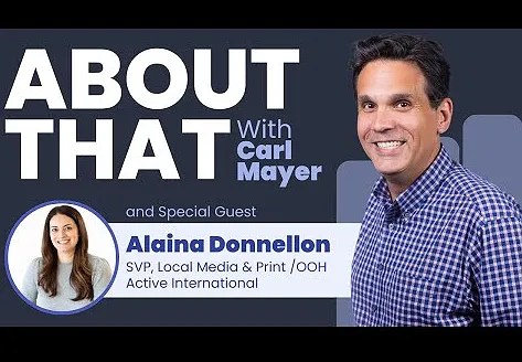 "About That with Carl Mayer:" Alaina Donnellon (Episode 10: Political Spending)