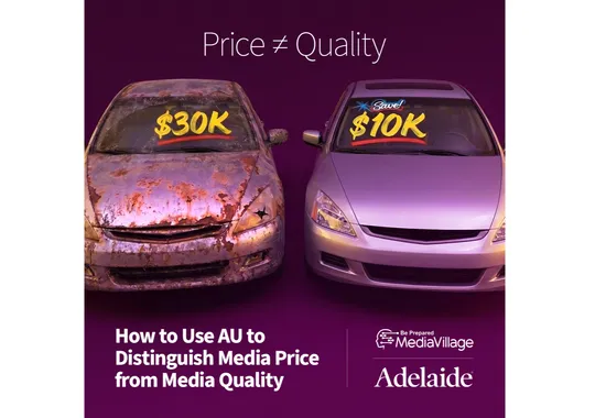 How to Use AU to Distinguish Media Price from Media Quality