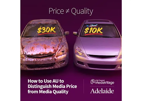 How to Use AU to Distinguish Media Price from Media Quality