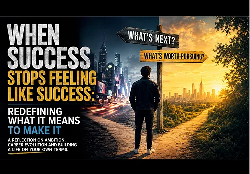 When Success Stops Feeling Like Success: Redefining What It Means to Make It