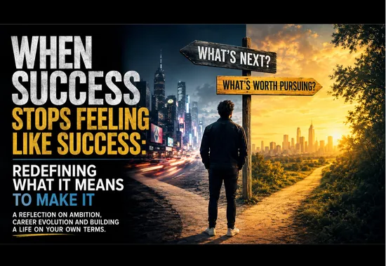 When Success Stops Feeling Like Success: Redefining What It Means to Make It